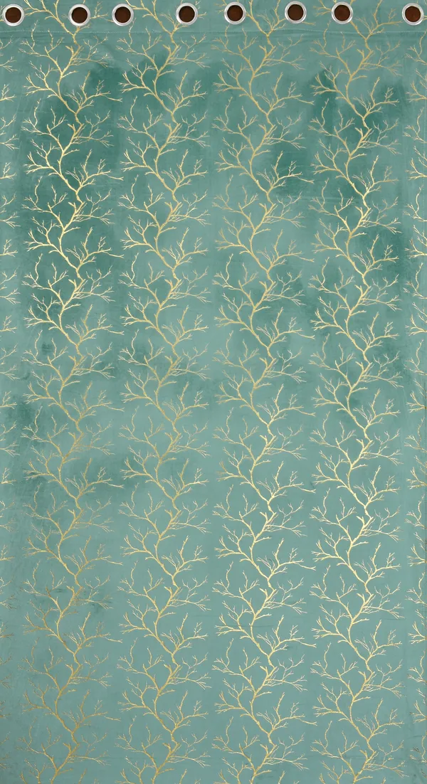 Sky_velvet_Premium_Shining_Foil_Chinaar_Print_Blackout_Curtains_for_Door