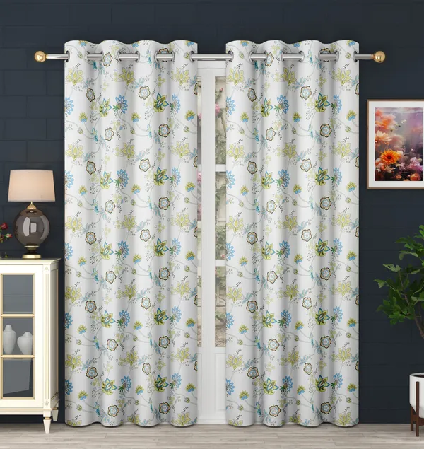 Green_Digital_Print_Shining__Blackout_Curtains_Pack_of_2_