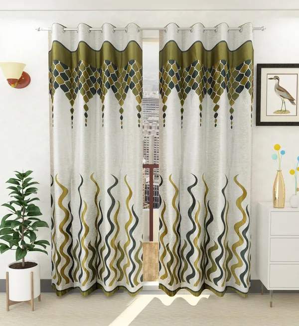 Green_Printed_Polyester_Semi_Transparent_Door_Curtain_(Pack_Of_2)
