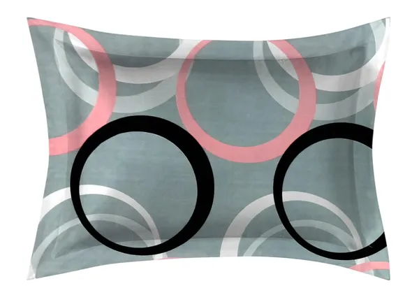 Grey_210_Tc_Glace_Cotton_Self_Design_Fitted_(Elastic)_Double_Bedsheet_With_2_Pillow_Cover