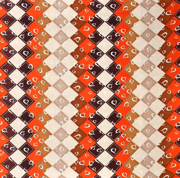 Orange_210_Tc_Glace_Cotton_Self_Design_Fitted_(Elastic)_Bedsheet_(Pack_Of_1)
