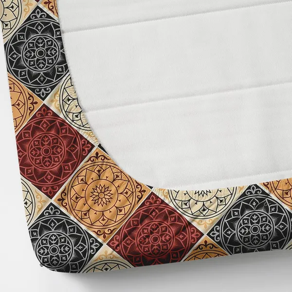 Maroon_210_Tc_Glace_Cotton_Self_Design_Fitted_(Elastic)_Bedsheet_(Pack_Of_1)