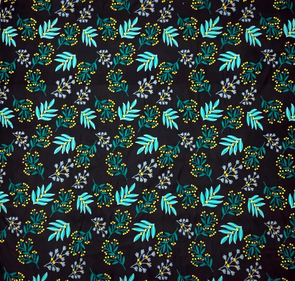 Black_Green_210_Tc_Glace_Cotton_Self_Design_Fitted_(Elastic)_Double_Bedsheet_(Pack_Of_1)