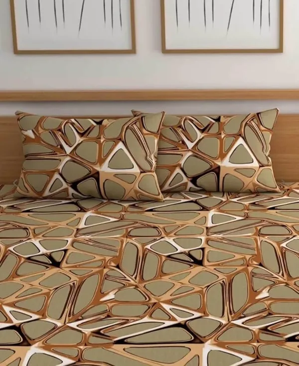 Gold_210_Tc_Glace_Cotton_Self_Design_Fitted_(Elastic)_Bedsheet_(Pack_Of_1)