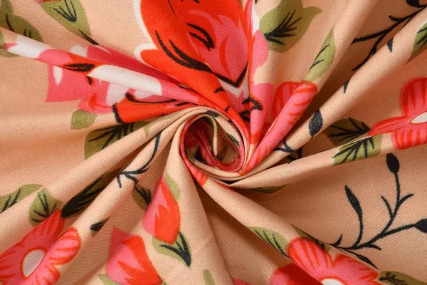 Peach_210_Tc_Glace_Cotton_Self_Design_Fitted_(Elastic)_Bedsheet_(Pack_Of_1)