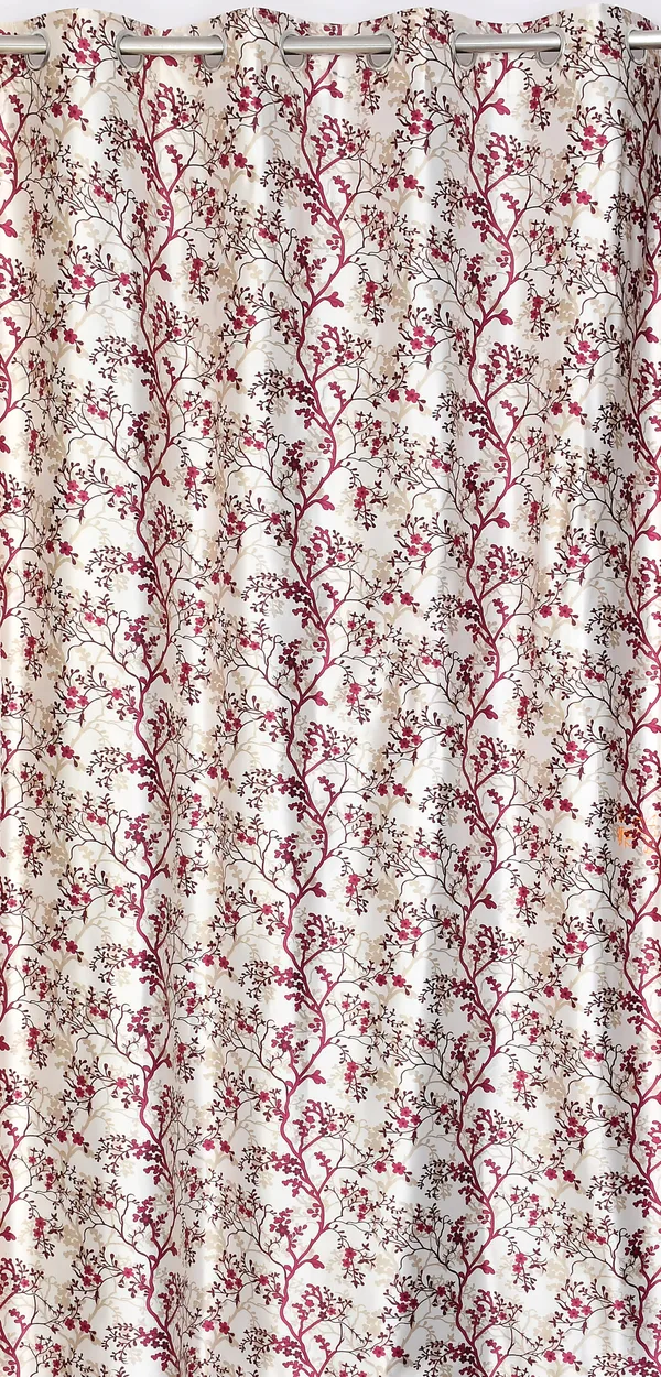 Wine_Floral_Polyester_Semi_Transparent_Door_&_Window_Curtain_(Pack_Of_2)