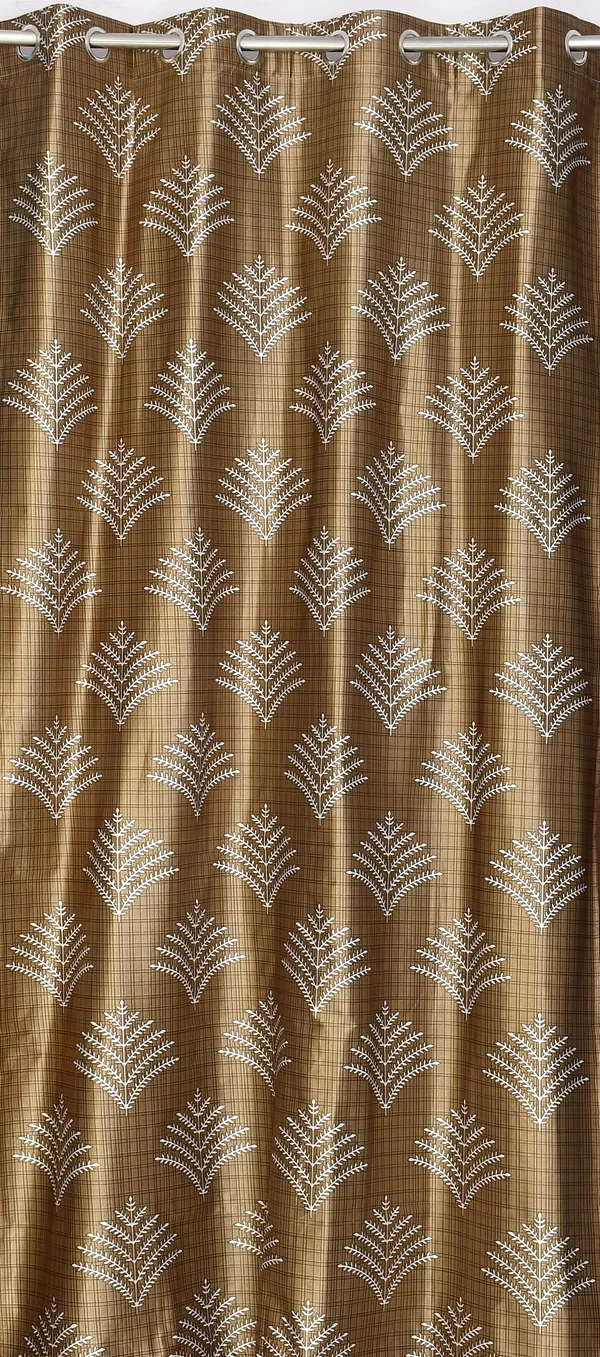 Brown_Floral_Polyester_Semi_Transparent_Door_&_Window_Curtain_(Pack_Of_2)