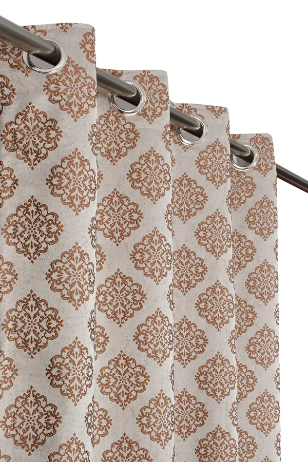 Brown_Eyelet__jacquard_curtains_Pack_of_2