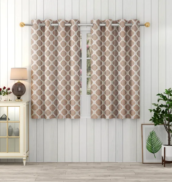 Brown_Eyelet__jacquard_curtains_Pack_of_2
