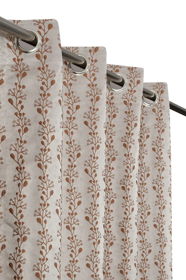 Brown_Eyelet__jacquard_curtains_Pack_of_2