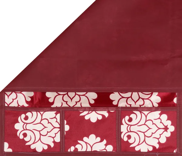 Maroon_Fridge_Cover_|_Fridge_Combo_Set_of_1_Fridge_Top_Cover,_1_Handle_Covers_and_4_Fridge_Mats_|_Refrigerator_Cover_|_Dams_Design