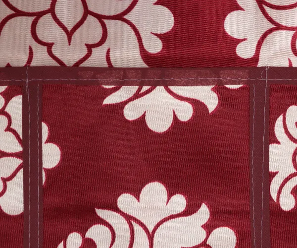 Maroon_Fridge_Cover_|_Fridge_Combo_Set_of_1_Fridge_Top_Cover,_1_Handle_Covers_and_4_Fridge_Mats_|_Refrigerator_Cover_|_Dams_Design