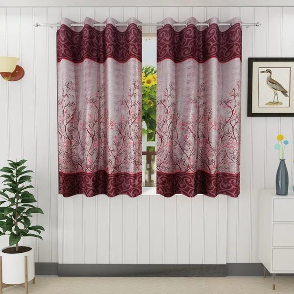 Maroon_Printed_Polyester_Semi_Transparent_Window_Curtain_(Pack_Of_2)