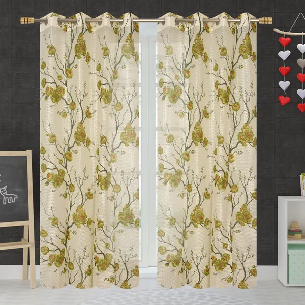 Green_Net_Semi_Transparent_Floral_Curtains_(Floral_Design,_Pack_of_2