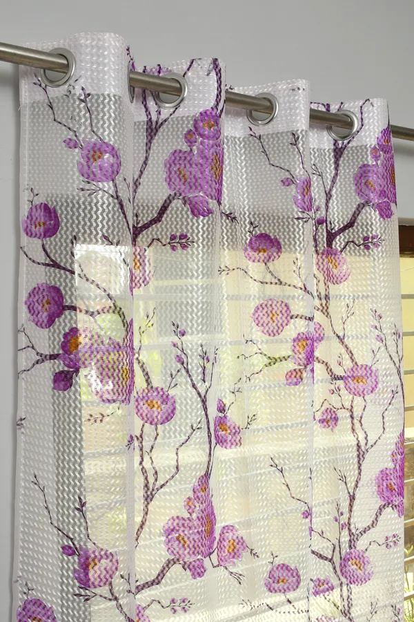 Purple_Net_Semi_Transparent_Floral_Curtains_(Floral_Design,_Pack_of_2