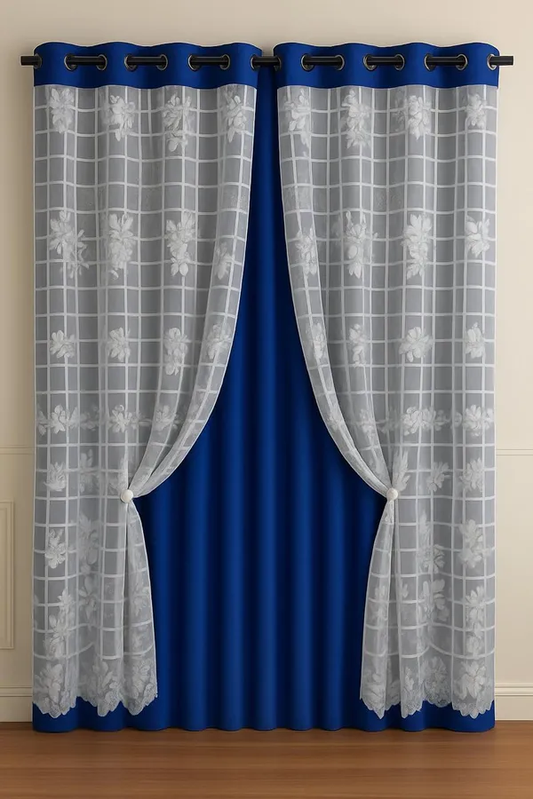 Navy_Blue_luxury_Double_layer_Curtains_(Self_Design,_Pack_of_2)