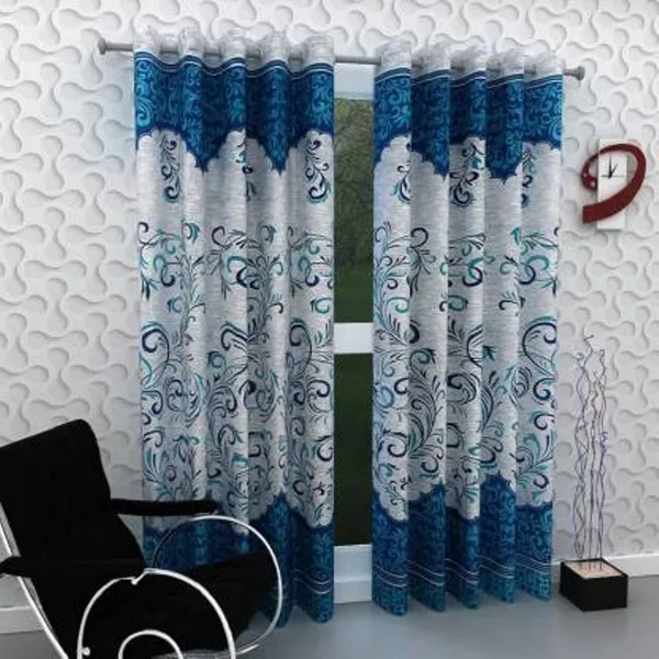 Blue_Printed_Polyester_Semi_Transparent_Door_Curtain_(Pack_Of_2)