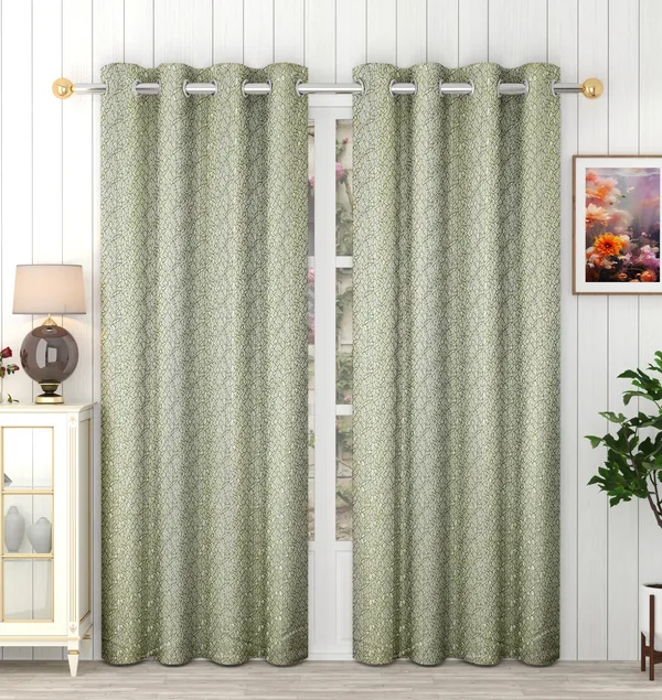 Green_Eyelet__jacquard_curtains_Pack_of_2