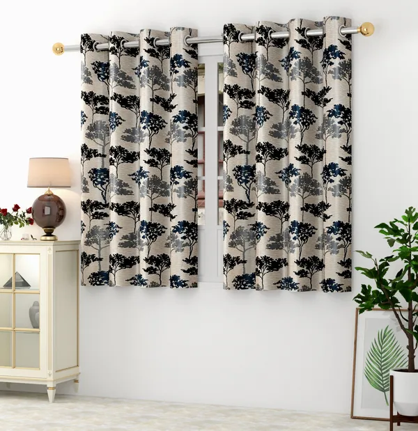Black_Polyester_Eyelet__Designer_Print_curtains_Pack_of_2