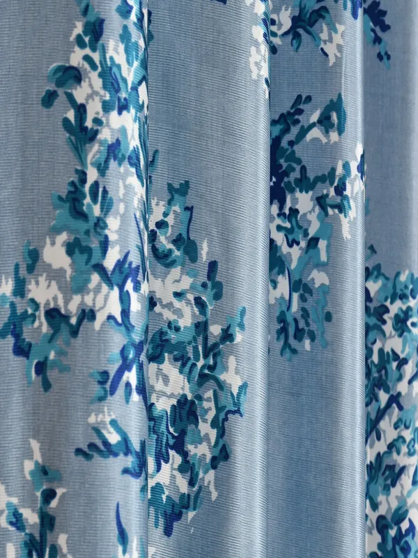 Blue_Polyester_Eyelet__Designer_Print_curtains_Pack_of_2