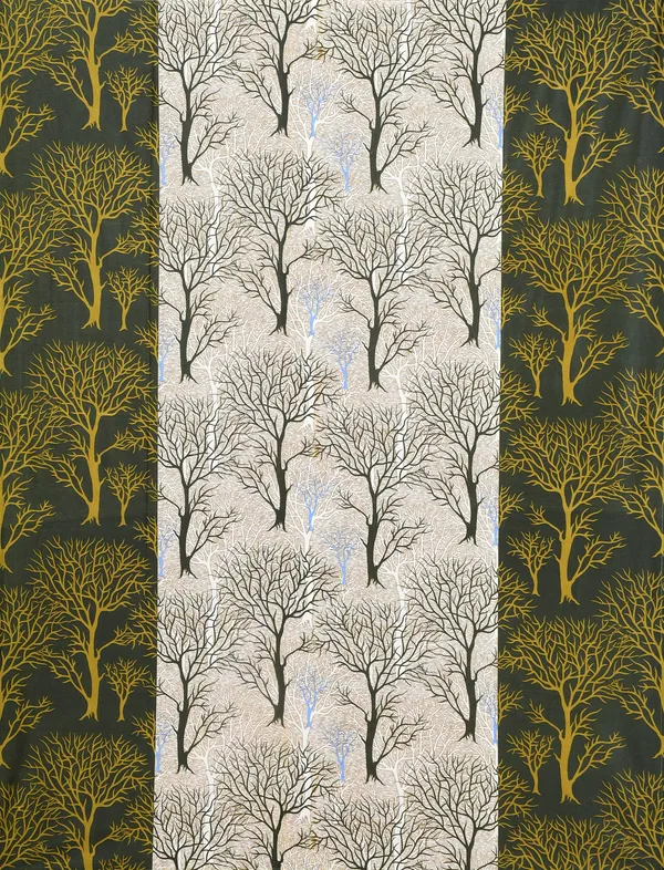 Green_Polyester_Eyelet__Designer_Print_curtains_Pack_of_2