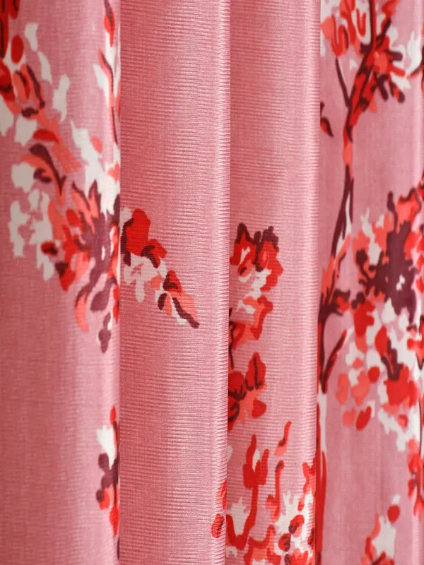 Maroon_Polyester_Eyelet__Designer_Print_curtains_Pack_of_2