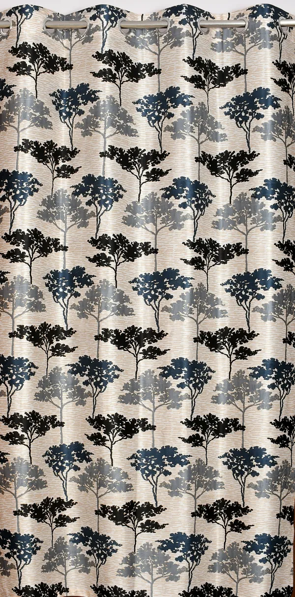 Black_Polyester_Eyelet__Designer_Print_curtains_Pack_of_2