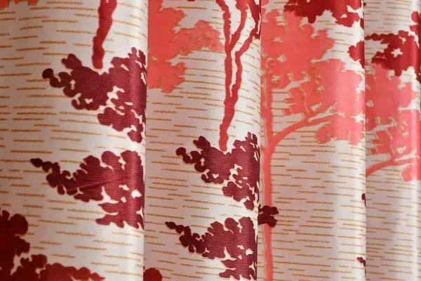 Maroon_Polyester_Eyelet__Designer_Print_curtains_Pack_of_2