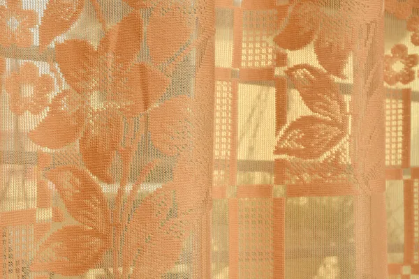 Gold_Net_Semi_Transparent_Floral_Curtains_(Floral_Design,_Pack_of_2