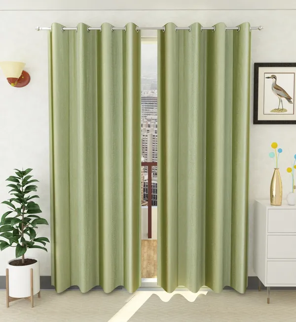 Light_Green_Polyester_Eyelet_Solid_Plain_curtains_Pack_of_2