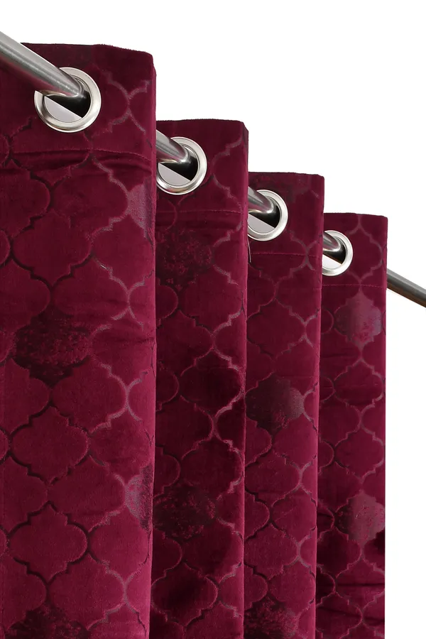Wine_Punch_Velvet_Blackout_Curtains_Pack_Of_2