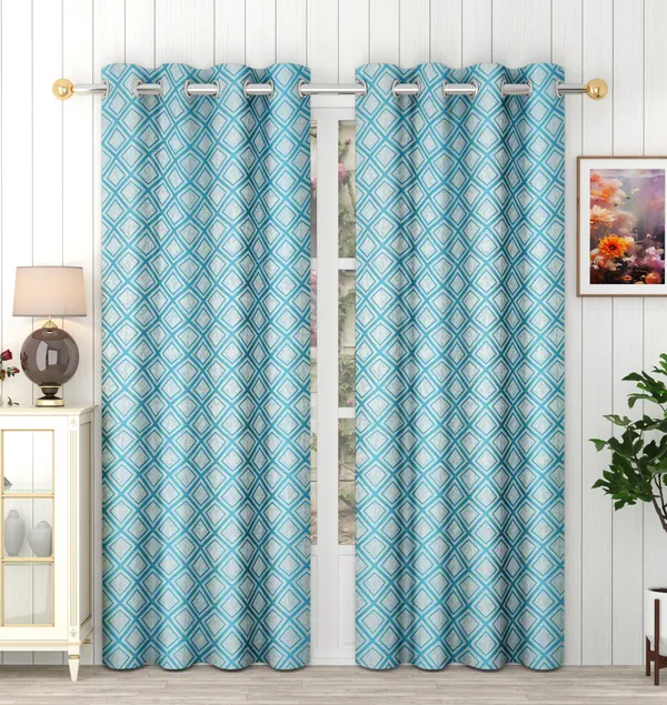 Aqua_Eyelet__jacquard_curtains_Pack_of_2