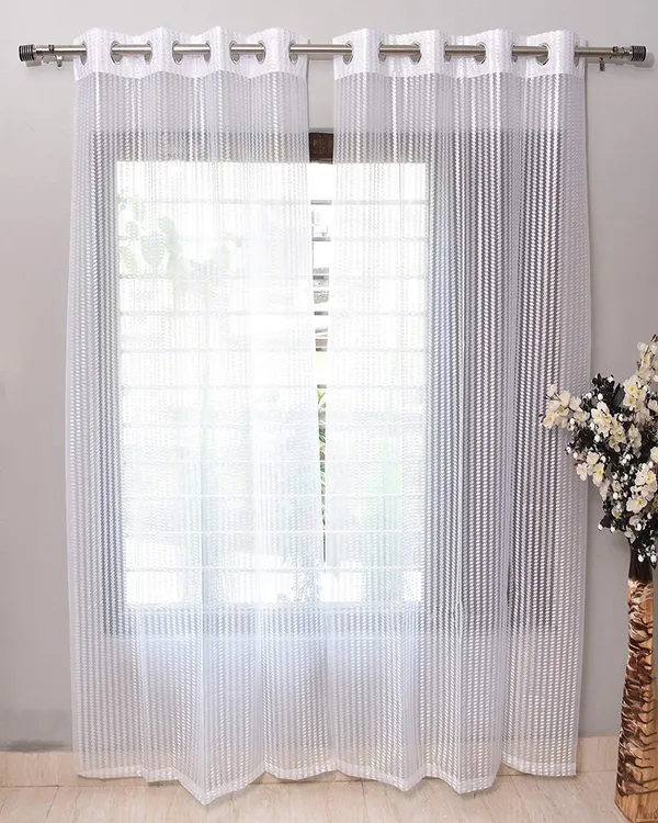 White_Net_Semi_Transparent_tissue_Curtain_(Self_Design,_Tissue)_Pack_of_2