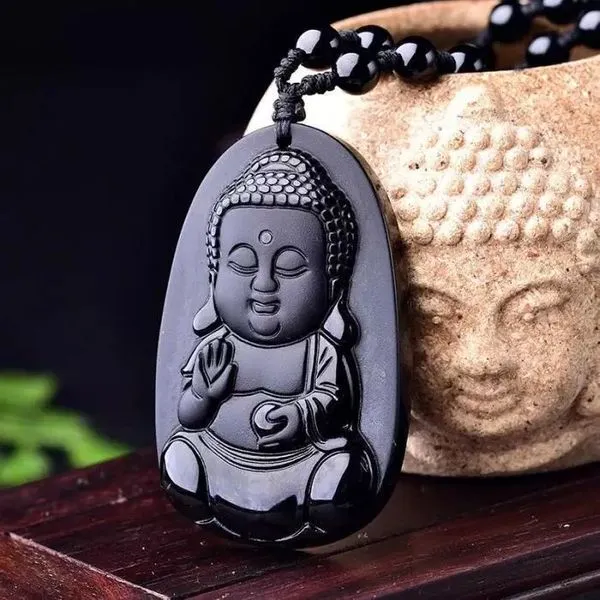 Exclusive_Obsidian_Cute_Baby_Buddha_Pendant_Necklace