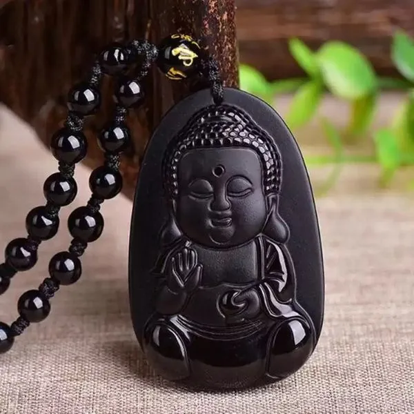 Exclusive_Obsidian_Cute_Baby_Buddha_Pendant_Necklace