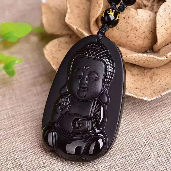 Exclusive_Obsidian_Cute_Baby_Buddha_Pendant_Necklace