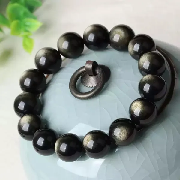 Guardian_Of_Magic_Souls_Gold_Sheen_Obsidian_Bracelet