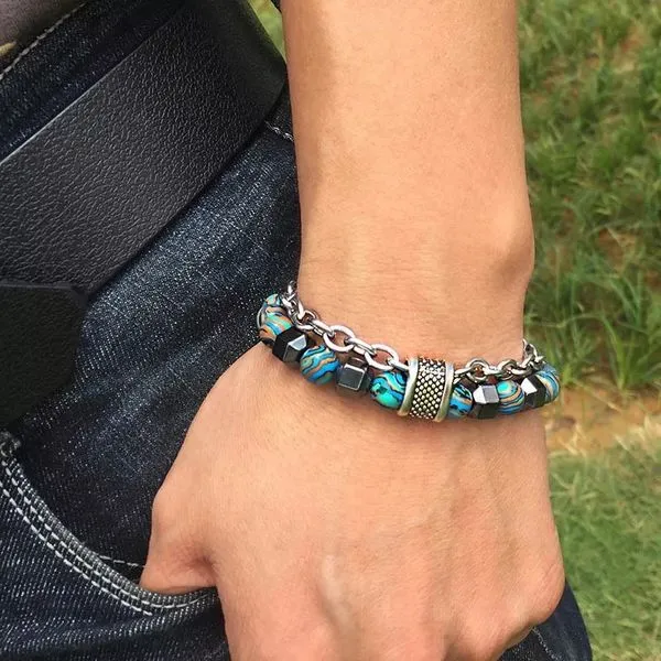Natural_Malachite_&_Hematite_Stainless_Steel_Protection_Calmness_Bracelet