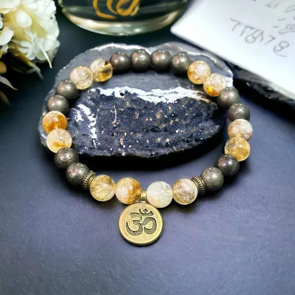 Money_Magnet_Citrine_Pyrite_Bracelet