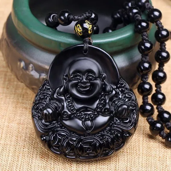 Obsidian_Lucky_Charm_Laughing_Buddha_Necklace