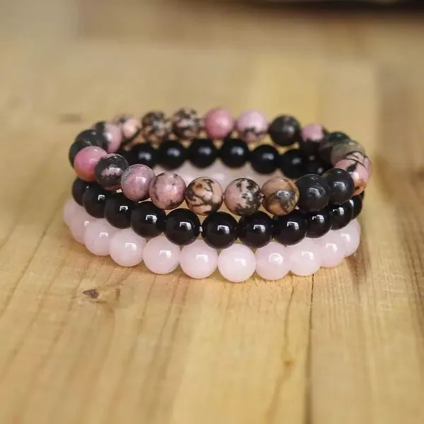 Natural_Rose_Quartz,_Rhodonite_&_Black_Onyx_Comforting_Energies_Bracelets