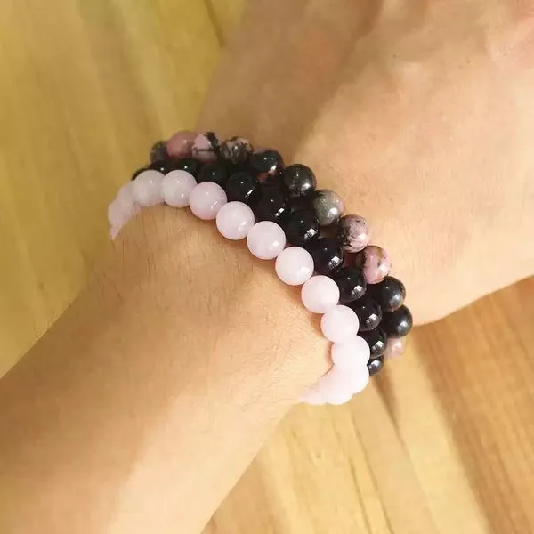 Natural_Rose_Quartz,_Rhodonite_&_Black_Onyx_Comforting_Energies_Bracelets