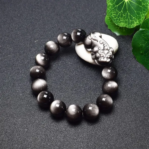 Silver_Obsidian_Pixiu_Wealth_&_Protection_Bracelet