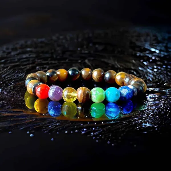 Stone_Of_Success_&_Health_7_Chakra_Tiger_Eye_Bracelet
