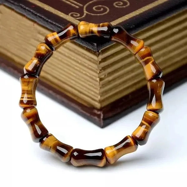 Natural_Tiger_Eye_Bamboo_Shape_Beads_Bangles_&_Bracelet