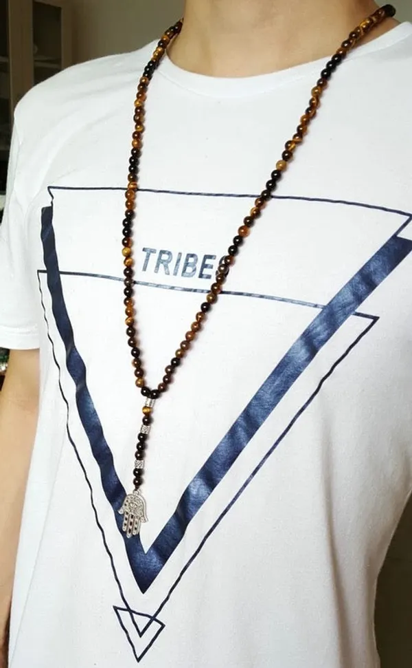 Natural_Tiger_Eye_Matt_Agate_Hamsa_Hand_Pendant_Or_Necklace
