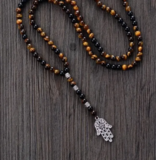Natural_Tiger_Eye_Matt_Agate_Hamsa_Hand_Pendant_Or_Necklace