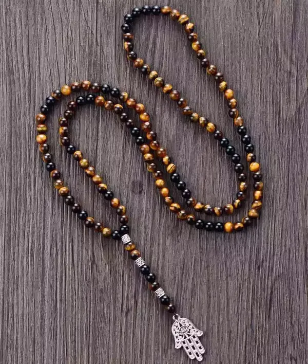 Natural_Tiger_Eye_Matt_Agate_Hamsa_Hand_Pendant_Or_Necklace