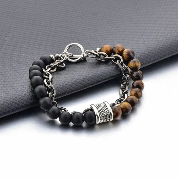 Natural_Tiger_Eye_&_Matt_Agate_Protection_Bracelet