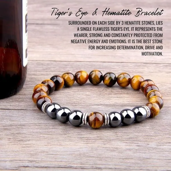 Tiger'S_Eye_&_Hematite_Protection_Bracelet